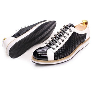 Fly Black & White Casual Shoes