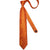 Orange Paisley Silk Tie
