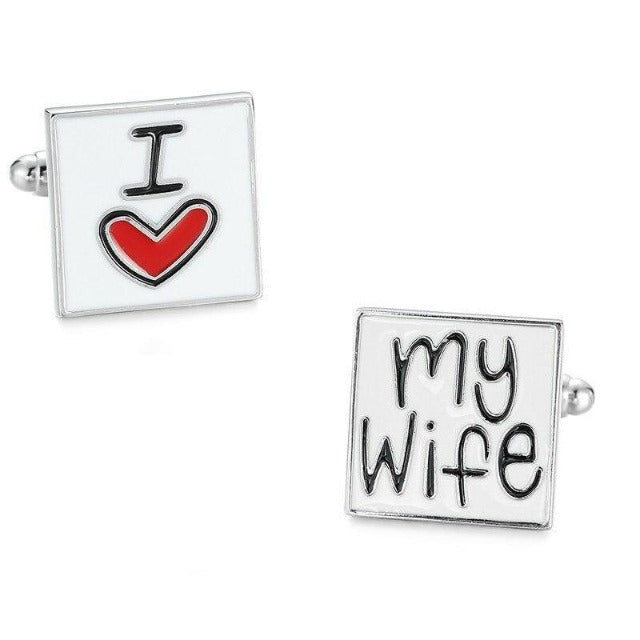 I Love My Wife Cufflinks
