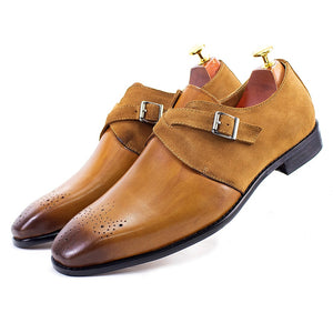 FELIX CHU Classic  Monk Strap Shoes