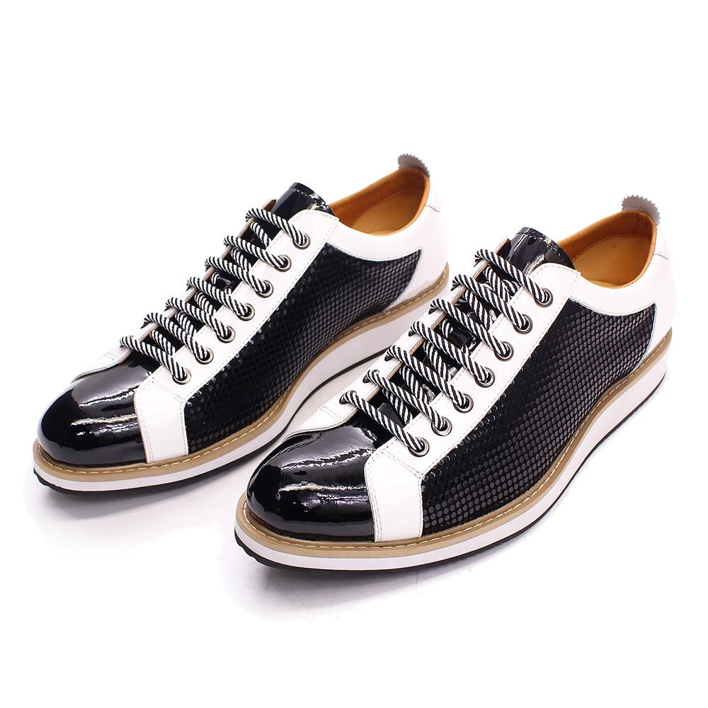 Fly Black & White Casual Shoes