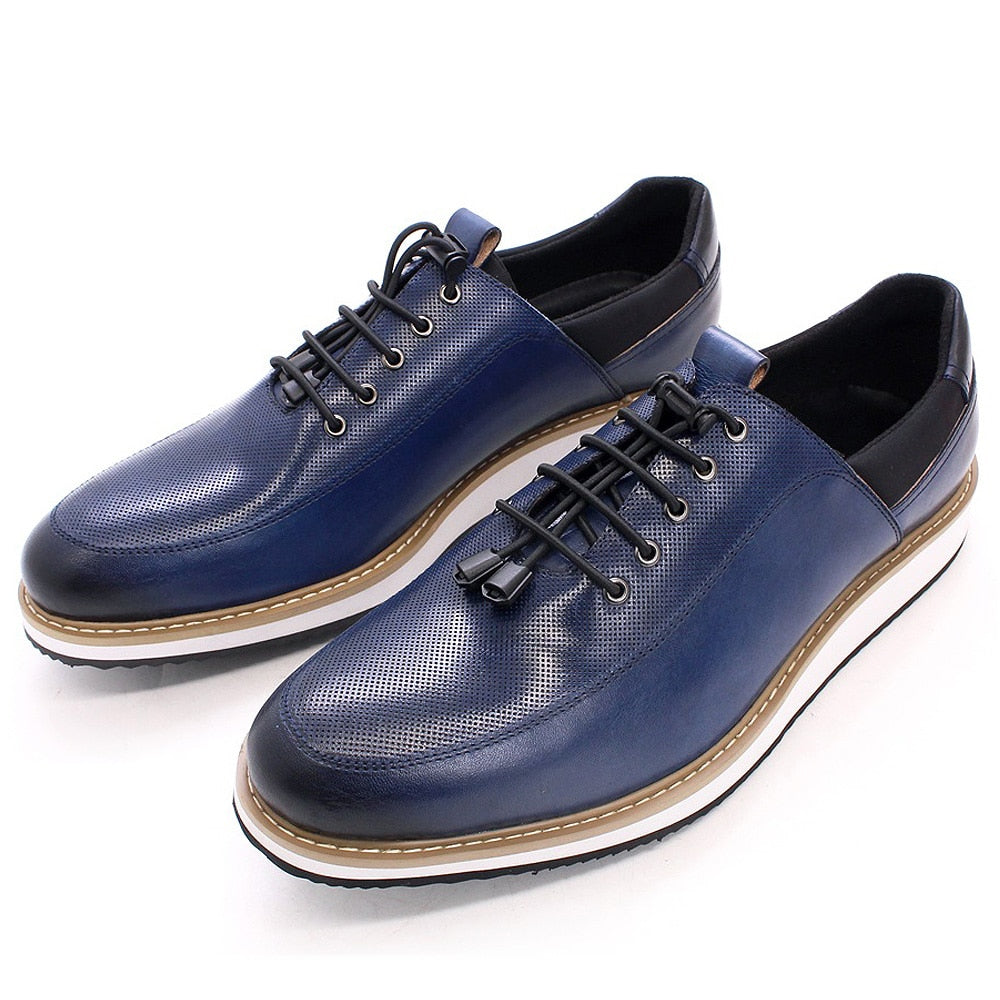 Cow Leather Casual Sneaker Lace-up