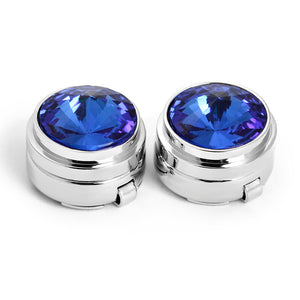 Multi-colored Crystal Cufflink Studs Buttons for Men's Shirt