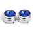 Multi-colored Crystal Cufflink Studs Buttons for Men's Shirt