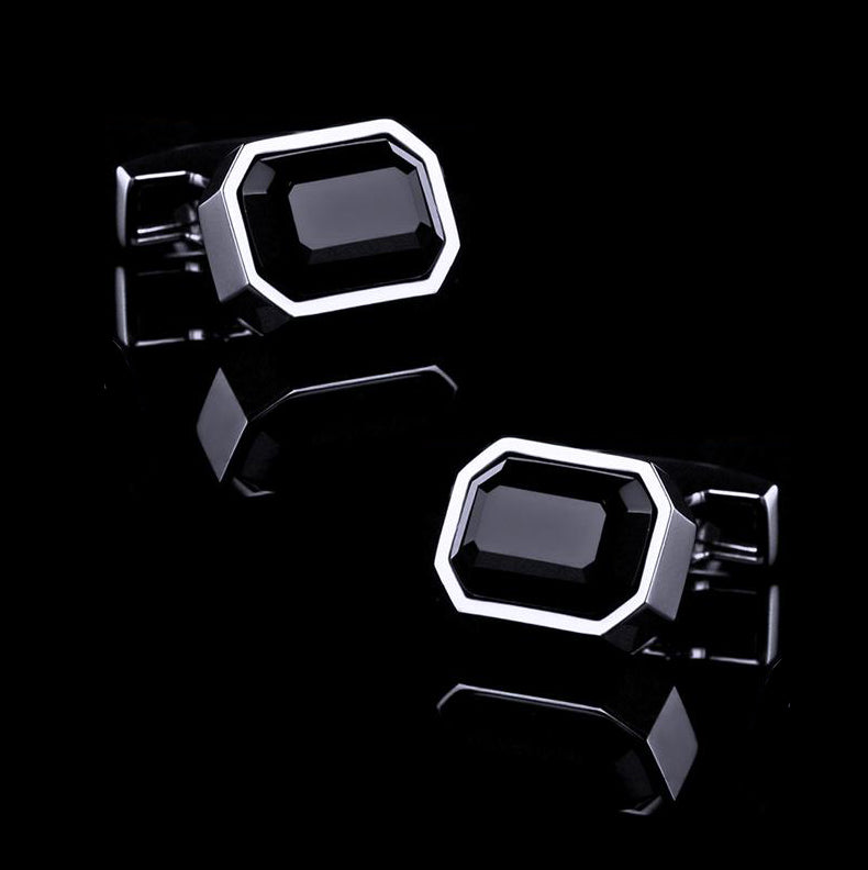Black Octagon Cufflinks