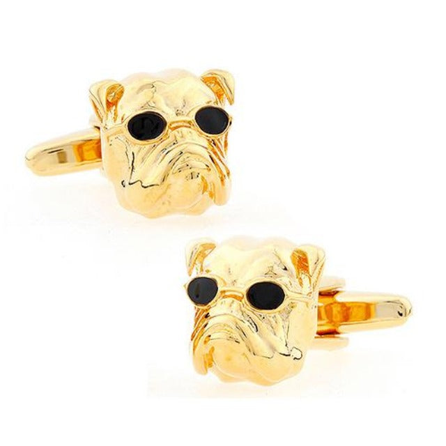 Cool Bulldog Novelty Cufflinks