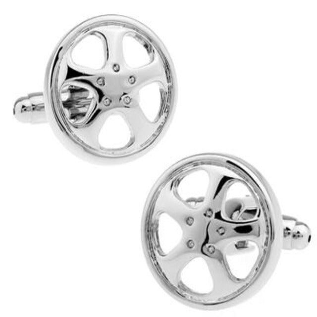 Hubcab Novelty Cufflinks terial