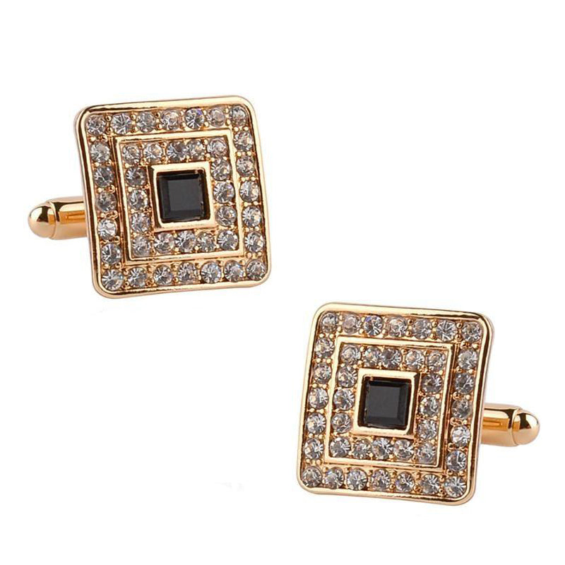 Focused Crystal Cufflinks