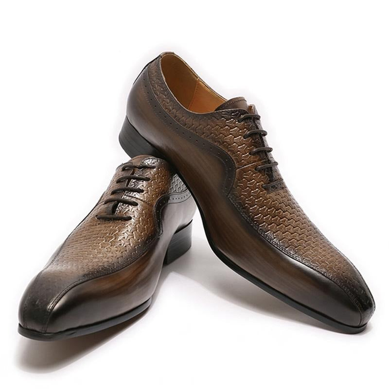 Smart's Leather Black or Brown Pointed Toe Shoes