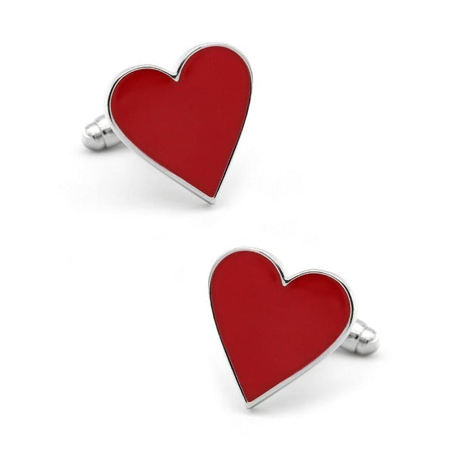Romantic Love Heart Cufflinks