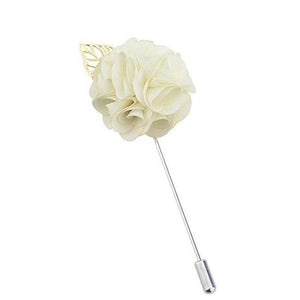 Fabric Flower Lapel Pin