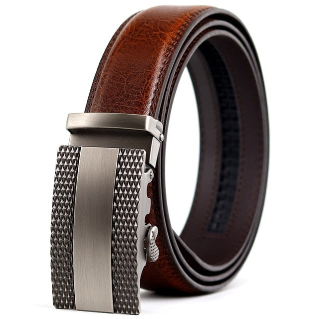 Arizona State Men's Leather Automatic Buckle Belt
