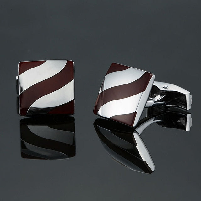 Chocolate Zebra Cufflinks