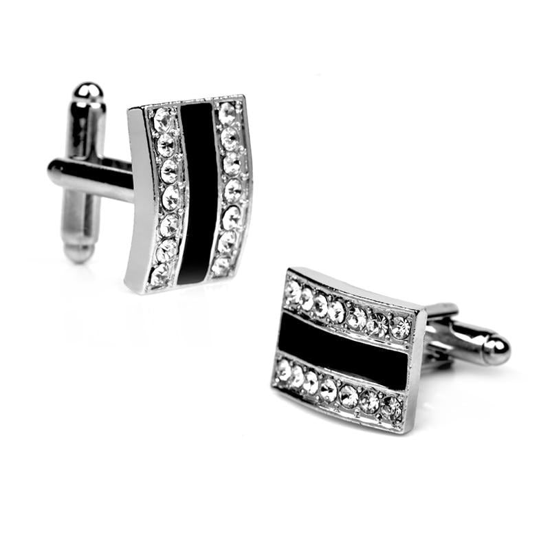 I Am Boss Crystal Cufflinks