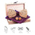 Jungle Style Wooden Bow Tie Set with Handkerchief and Cufflinks (6 Styles)