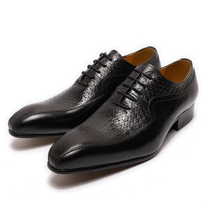 Smart's Leather Black or Brown Pointed Toe Shoes