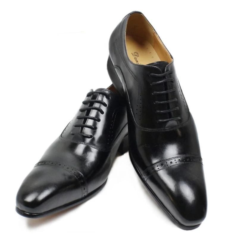 Classic Men's Oxford Lace Up Leather Shoes