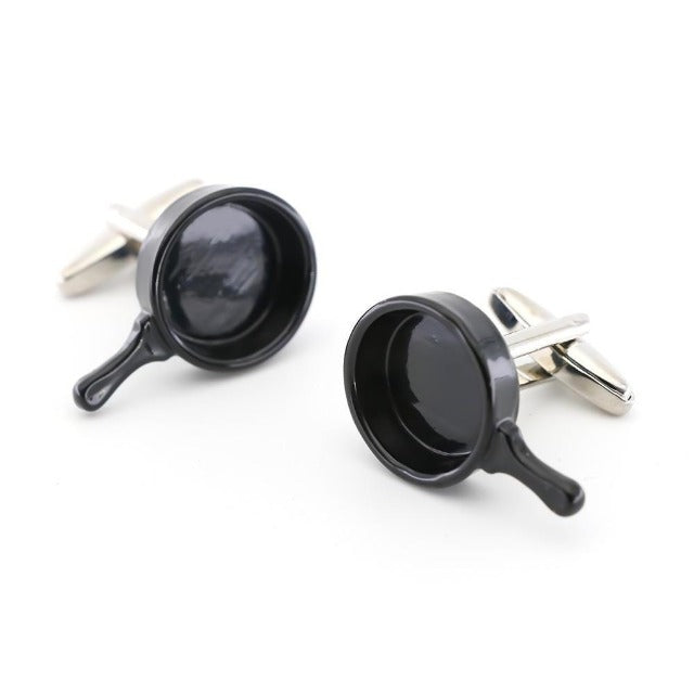 Frying Pan Novelty Cufflinks