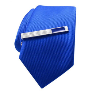 Silver Color Pin Clasp Tie Bar