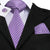 Purple Rain Stripe Tie Set