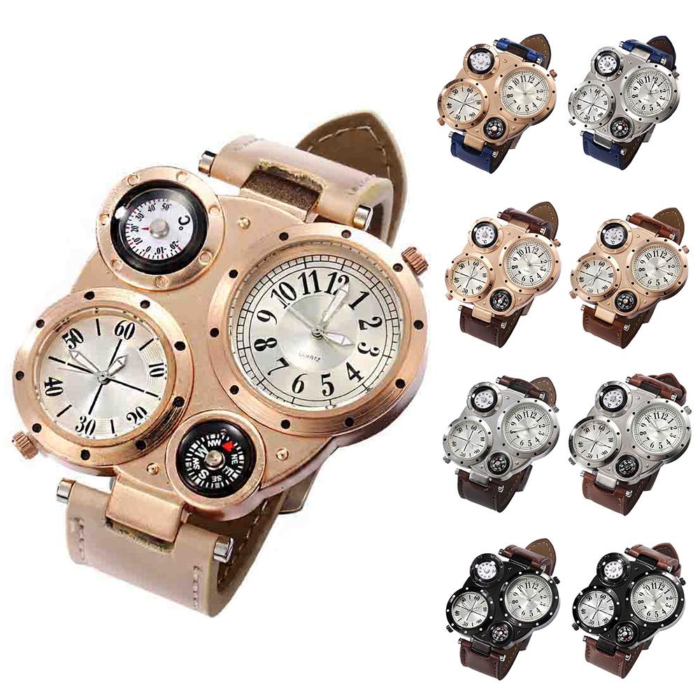 4 Dials Chic Dual Movement Quartz Sport Watch