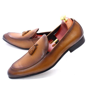 Mark's Slip On Brown Loafers