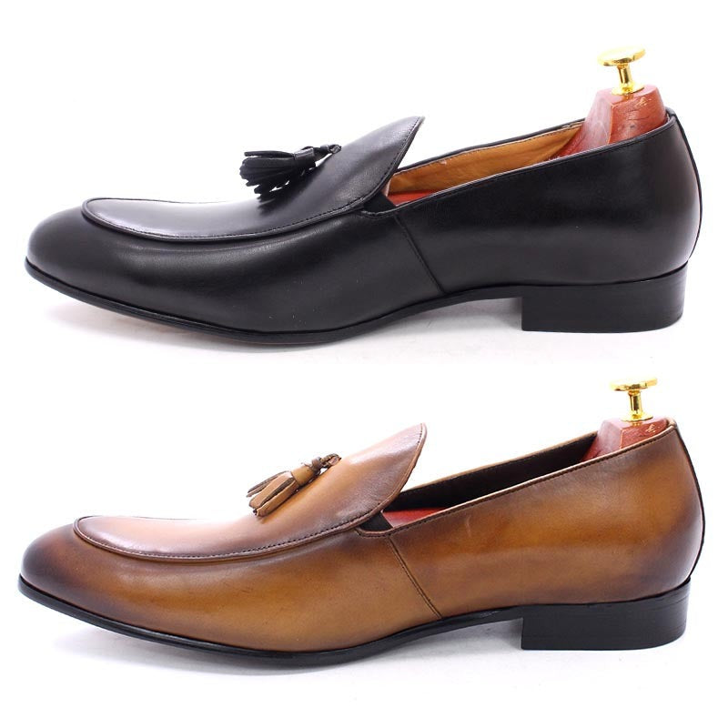 Mark's Slip On Brown Loafers