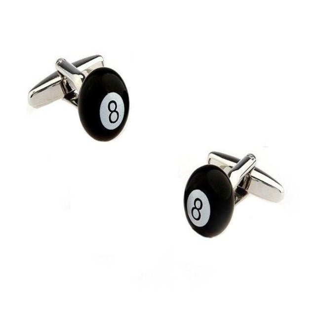 8 Ball Corner Pocket Cufflinks