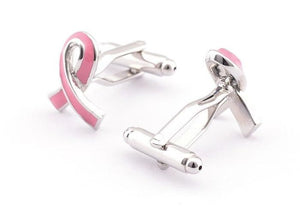 Breast Cancer Awareness Ribbon CuffLinks