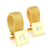 Gold-color Square Luxury Crystal Cufflinks