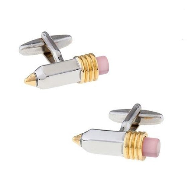 Pencil Novelty Cufflinks