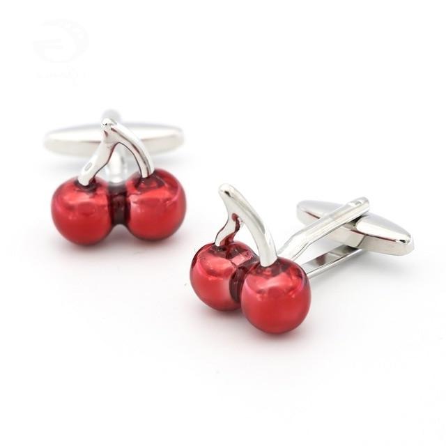 Cherries Novelty Cufflinks