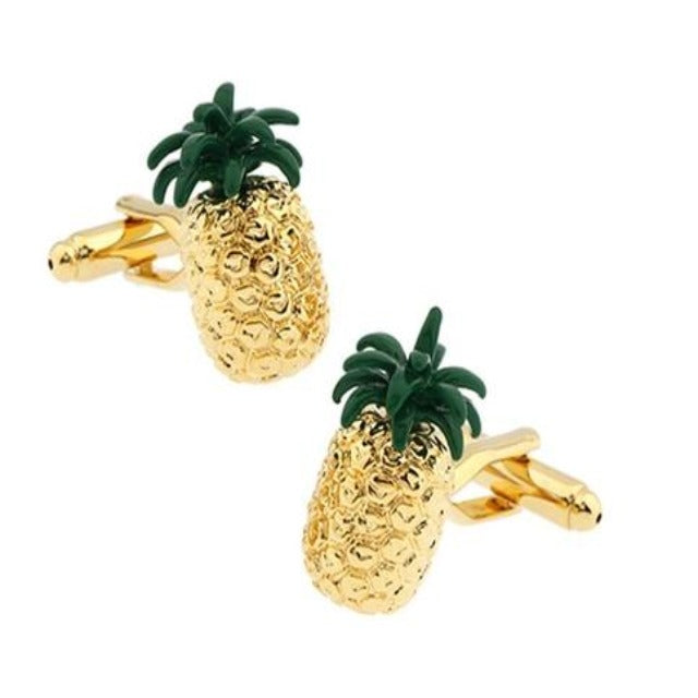 Pineapple Novelty Cufflinks