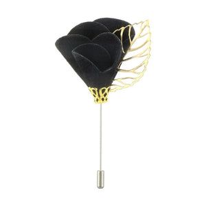 Handmade Men's Flower Lapel Pin