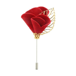Handmade Men's Flower Lapel Pin